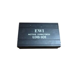 EWI LDB101 Active Direct Box Phantom Power Battery Ground Lift Switch